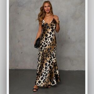 Fab’rik leopard maxi